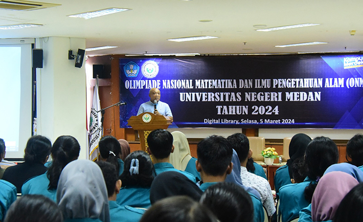 Ratusan Mahasiswa Antusias Ikuti ONMIPA-PT Tingkat Unimed Tahun 2024