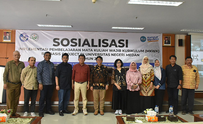 Unimed Gelar Sosialisasi Implementasi Pembelajaran MKWK Berbasis Project Tahun 2023