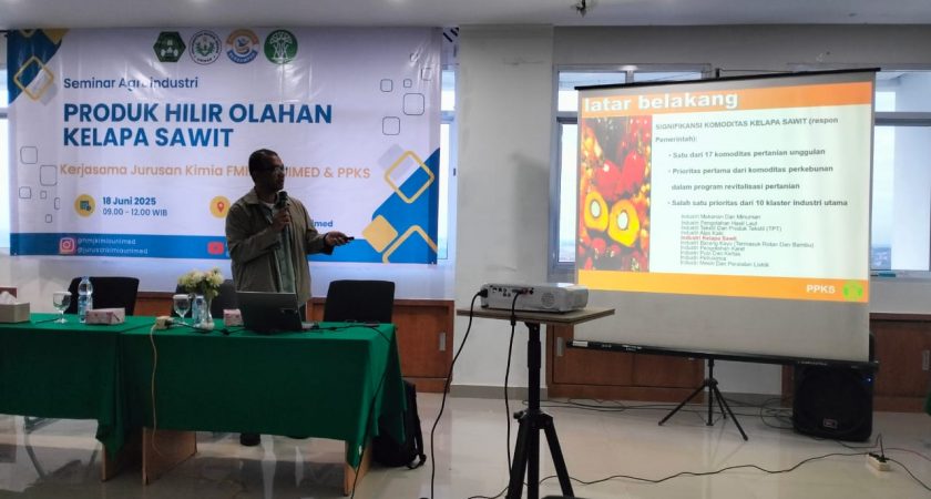 Seminar Agroindustri: Produk Hilir Olahan Kelapa Sawit di Jurusan Kimia FMIPA UNIMED